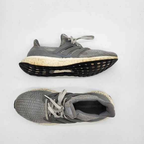 Adidas Ultra Boost BB6150 Gray Running Shoes Sneakers Women Size 8 - Picture 4 of 11
